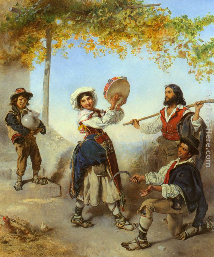 Anton Romako The Dance